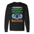 Goodbye Elementary School On My Way To Middle School Boys Long Sleeve T-Shirt Gifts ideas