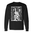 Goth Aesthetic Grunge Occult Emo Satanic Dark Fantasy Long Sleeve T-Shirt Gifts ideas