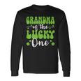 Grandma Of The Lucky One First Birthday St Patrick's Day Long Sleeve T-Shirt Gifts ideas