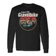 Gravelbiker I Gravel Bike Retro I Gravelbike Camiseta de manga larga Ideas de regalos
