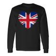 Great Britain Heart Outfit Britain Heart Flag Long Sleeve T-Shirt Gifts ideas