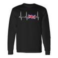 Great Britain -Union Jack Heartbeat Long Sleeve T-Shirt Gifts ideas