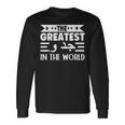 Greatest Jiddo In The World Jiddo Arabic Grandpa Alphabet Long Sleeve T-Shirt Gifts ideas