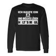 Halts Maul Ich Kaufe Ein A Und Möchte Lösen Ich Langarmshirts Geschenkideen