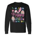Happy Easter Bunny Spring Easter Egg Easter For Women Long Sleeve T-Shirt Gifts ideas