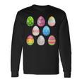 Happy Easter Sunday Fun Decorated Bunny Egg s Long Sleeve T-Shirt Gifts ideas