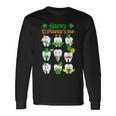 Happy St Patrick Day Dental Saint Paddys Th Irish Dentist Long Sleeve T-Shirt Gifts ideas