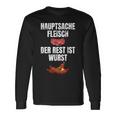 Hauptsache Fleischesser Meat Der Rest Ist Wurst Langarmshirts Geschenkideen