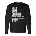 Held God Legend Die Besten Nennen Mich Papa Langarmshirts Geschenkideen