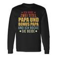 Herren Bonus Papa Papa Stiefvater Langarmshirts Geschenkideen