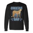 Herren Cheetah Dad Papaatertag Gepard Langarmshirts Geschenkideen