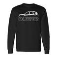 Herren Duster Auto Grafik Langarmshirts, Schwarz Vintage Fahrzeug Geschenkideen