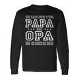 Herren Opa Atertag Papa Spruch Grossvater Geschenk Langarmshirts Geschenkideen