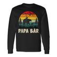 Herren Papa Bär Mit Zwillingenatertag Retroater & Opa Geschenk Langarmshirts Geschenkideen