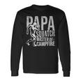 Herren Sasquatch Papa Squatch Camping Bigfoot Für Papaatertag Langarmshirts Geschenkideen