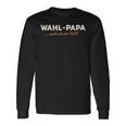 Herren Stiefvater Wahl-Papa Langarmshirts Geschenkideen