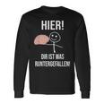 Hier Dir Ist Was Untergefen Black Langarmshirts Geschenkideen