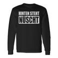 Hinten Steht Nüscht Auch Wat Nichts Dialect Berlinerisch S Langarmshirts Geschenkideen