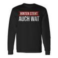 Hinterten Steht Auch Was Was Back Stands Och Wat Langarmshirts Geschenkideen