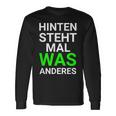 Hinterten Steht Mal Was Ander Langarmshirts Geschenkideen