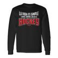 Hockey Entrenador Jugador Deporte Hockey Sobre Hielo Camiseta de manga larga Ideas de regalos