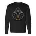 Hombres Gym Alpha Entrenamiento Culturismo Fitness Cool Graphic Camiseta de manga larga Ideas de regalos
