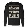 Homme Raleur A Temps Plein Cadeau Humoristique Retraité Papy T-shirt à manches longues Idées cadeaux