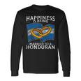 Honduran Marriage Honduras Married Heritage Flag Culture Long Sleeve T-Shirt Gifts ideas