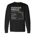 Hooker Oklahoma Proud Nutrition Facts Long Sleeve T-Shirt Gifts ideas