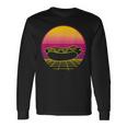 Hot Dog Fast Food Theme Party Retro Vintage Sunset Long Sleeve T-Shirt Gifts ideas