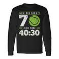 Ich Bin Nicht 70 Jahre Tennis 70Th Birthday Langarmshirts Geschenkideen