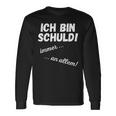 Ich Bin Schuld Immer An Allem Sarkasmus Saying Langarmshirts Geschenkideen