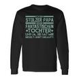 Ich Bin Stolzer Papa Einer Fantastischen Tochteratiater Langarmshirts Geschenkideen