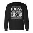 Ich Bin Stolzer Papa Einer Wundervollen Tochter -Atertag Langarmshirts Geschenkideen