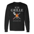 Ich Grille Bitte Keine Tipps Ich Grille German Lang Langarmshirts Geschenkideen