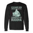 Ich Habe Den Körper Einer Gottes Unider Ist Es Buddha Langarmshirts Geschenkideen