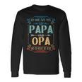 Ich Habe Zwei Titel Papa Und OpaIdea Grandpa Langarmshirts Geschenkideen