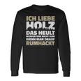 Ich Liebe Holz Holzfäller Ich Liebe Holz Lumberjack Langarmshirts Geschenkideen