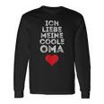 Ich Liebe Meine Coole Oma Herz Ich Liebe Meine Black S Langarmshirts Geschenkideen