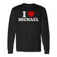 Ich Liebe Michael Männer Frauen I Love Michael Langarmshirts Geschenkideen