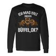 Ich Mag Halt Büffel Bison Liebhaber Boys Children's Langarmshirts Geschenkideen