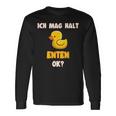 Ich Mag Halt Enten Badeente Ente Langarmshirts Geschenkideen