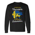 Ich Muss Nur Nach Sweden German Language Langarmshirts Geschenkideen