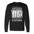 Ich Werde Nicht Aufgeben Sondern Fluchen Langarmshirts für Hartnäckige Geschenkideen