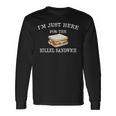 I'm Just Here For The Hillel Sandwich Passover Seder Matzah Long Sleeve T-Shirt Gifts ideas