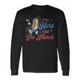 I'm Just Here For The Wieners Patriotic Family Long Sleeve T-Shirt Gifts ideas