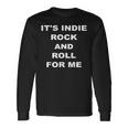 Indie Rock And Roll Music Lover Vintage Retro Concert Long Sleeve T-Shirt Gifts ideas