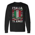 Italia Ti Amo Italia I Love You Italy Flag Long Sleeve T-Shirt Gifts ideas