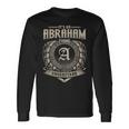 It's An Abraham Thing You Wouldn't Understand Name Vintage Long Sleeve T-Shirt Gifts ideas