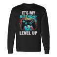 It's My Birthday Boy Time To Level Up Video Game Birthday Long Sleeve T-Shirt Gifts ideas